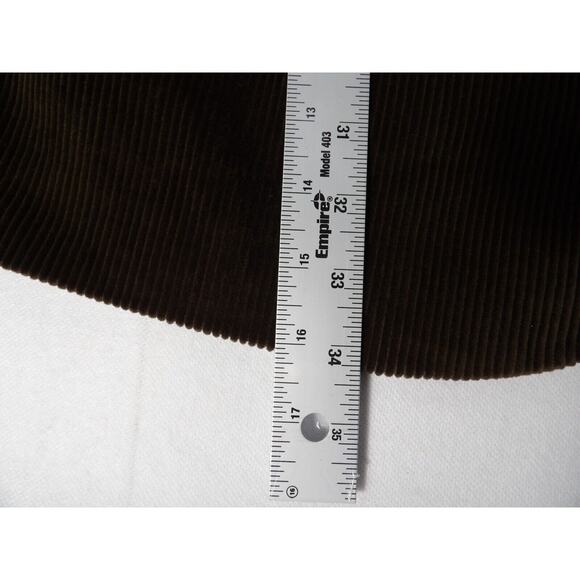 Meeting Street Mens Corduroy Blazer 44L Long Brown Double Button Career Party - Picture 11 of 16